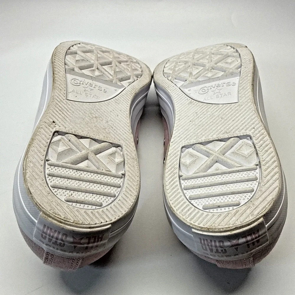 Converse All Star Slip On Casual Sneakers Women 10.5 Men 8.5 Pink - Picture 12 of 13